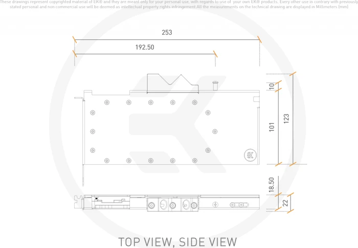 EK Water Blocks EK-Pro GPU WB RTX A6000 Nickel, Inox