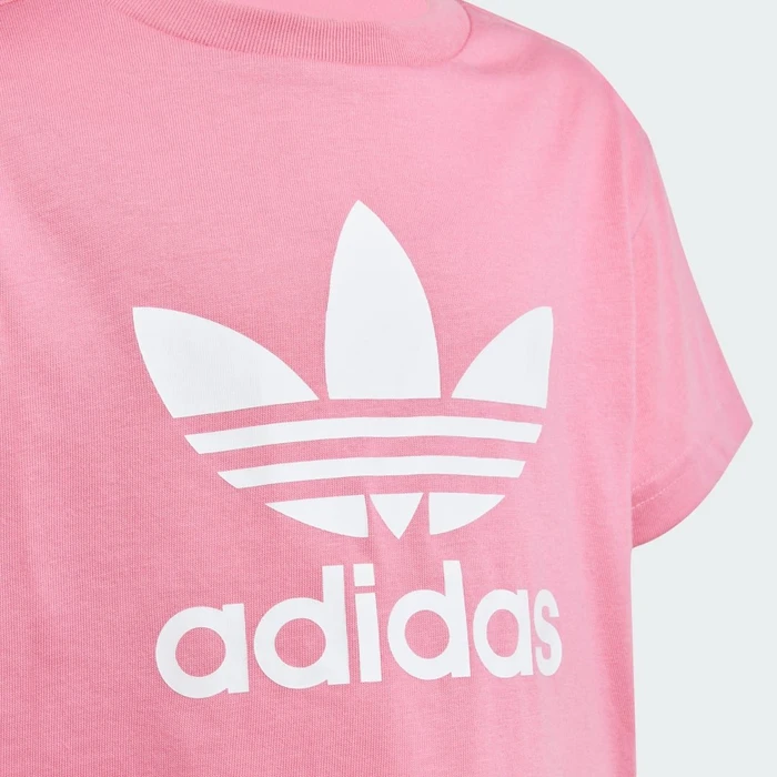 adidas Adicolor Trefoil T-Shirt kurzarm rose tone (Junior)