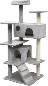 vidaXL Katzen-Kratzbaum Sisal, 125cm, beige/grau
