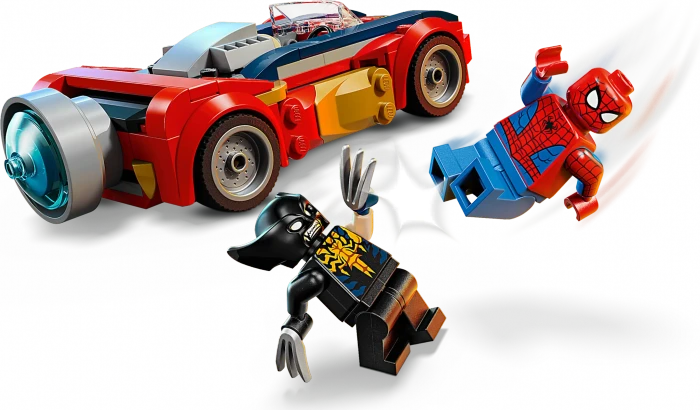 LEGO Marvel Super Heroes Spielset - Spider-Man Auto vs. Venomized Wolverine