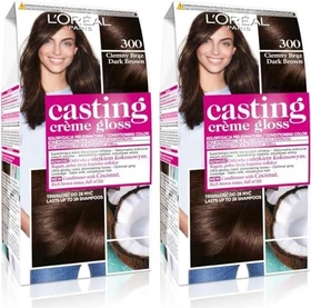 L'Oréal Casting Creme Gloss Haarfarbe 300 dunkelbraun
