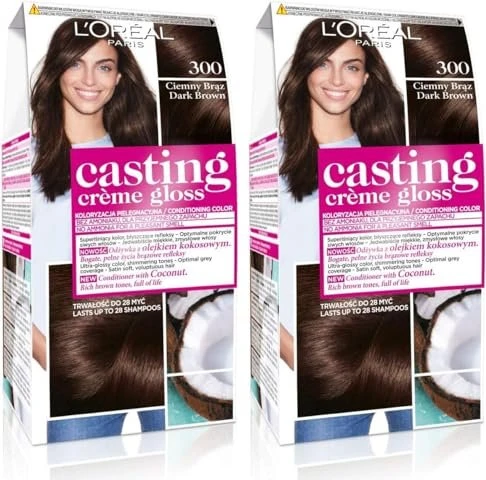 L'Oréal Casting Creme Gloss Haarfarbe 300 dunkelbraun