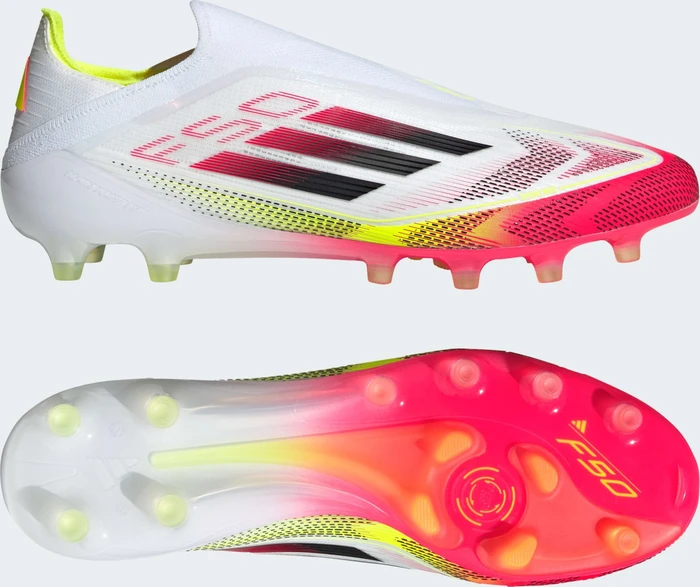 adidas F50 Elite Laceless AG cloud white/core black/solar yellow