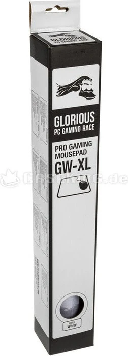 Glorious GW-XL XL Slim Mauspad, White Edition, weiß