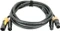 DAP Audio FP22 Hybrid Cable - Power Pro True & 3-pin XLR, schwarz Vorschaubild