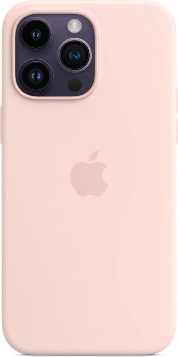 Apple Silikon Case mit MagSafe für iPhone 14 Pro Max kalkrosa