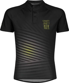 Scott RC Team Trikot kurzarm black/sulphur yellow (Junior)