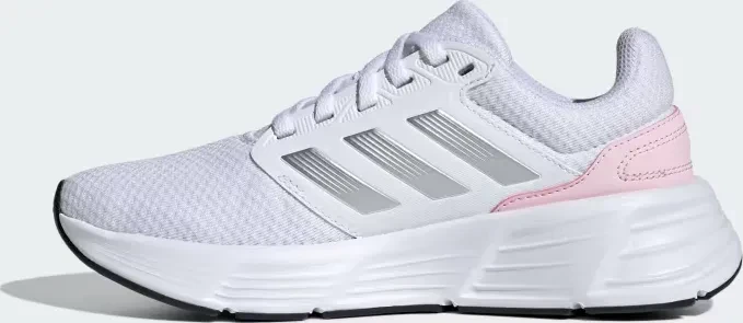 adidas Galaxy 6 cloud white/silver metallic/clear pink (Damen)