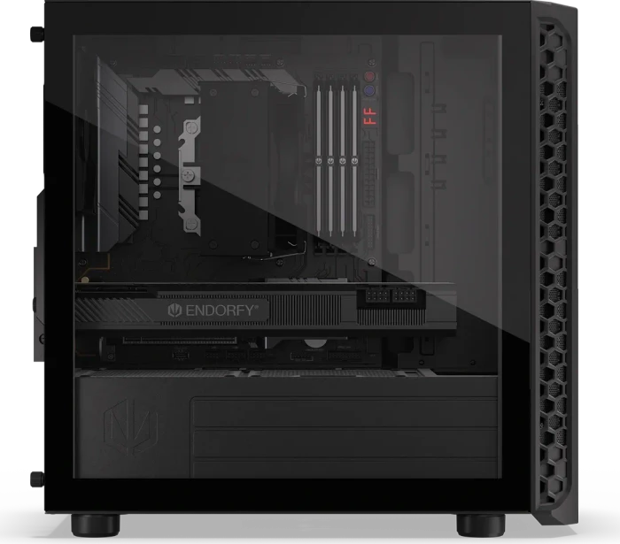 Endorfy Signum M30 Air Black, Glasfenster