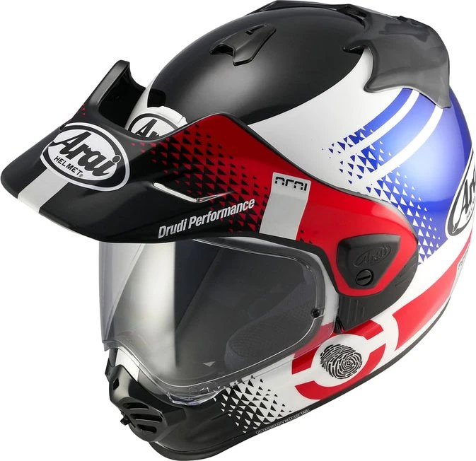 Arai Tour-X5 Print schwarz/rot/weiß/blau