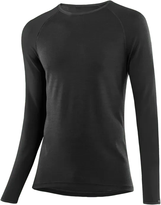 Löffler Transtex Merino Funktionsshirt langarm schwarz (Herren)