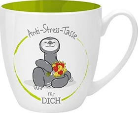 Sheepworld Kaffeebecher Anti-Stress Tasse für Dich 450ml