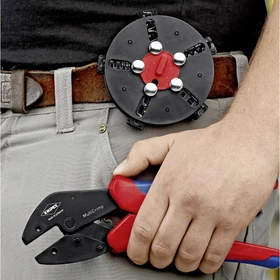 Knipex Crimpzange mit Wechselmagazin, 25cm