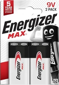Energizer Max 9V-Block, 2er-Pack