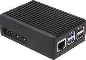 Inter-Tech ODS-739 Pi5 Case für Raspberry Pi 5, schwarz (88887413)