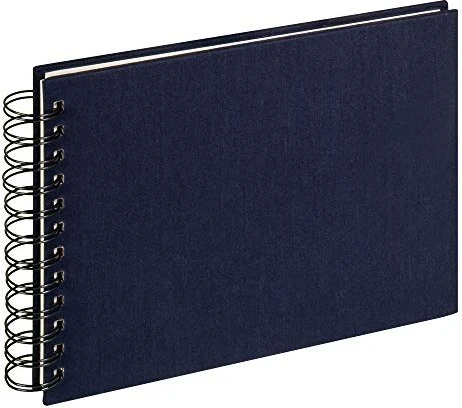 Walther Design Spiralalbum Cloth 23x17 dunkelblau