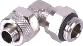 Aquatuning 90° Schlauchanschluss, G1/4" auf 10/8mm, vernickelt