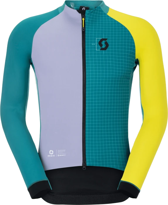 Scott RC Pro Warm Gore-Tex Remix Fahrradjacke winter green/heather purple (Herren)