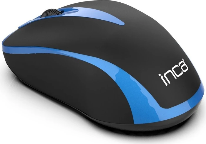 Inca IWM-221RSMV Wireless Mouse schwarz/blau, USB