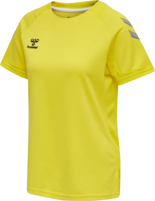 hummel Lead Poly Trikot kurzarm blazing yellow (Damen)