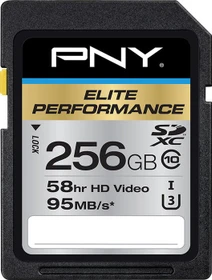 PNY Elite Performance R95 256GB, UHS-I U3, Class 10