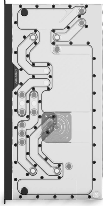 EK Water Blocks Quantum Line EK-Quantum Reflection² PC-O11D EVO XL D5 PWM D-RGB, Verteilerplatte mit Pumpe, Acryl
