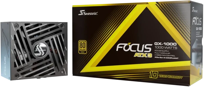 Seasonic Focus GX ATX 3 (2024) GX-1000 1000W, ATX 3.1