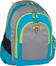Take It Easy Berlin Light Nylon silber/türkis Schulrucksack
