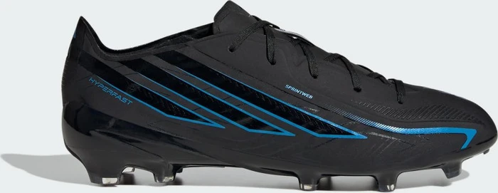adidas F50 Hyperfast Elite FG core black/lucid ray blue (Junior)