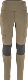 Fjällräven Abisko Trekking Tights Pro Hose 7/8 suede brown/iron grey (Damen)