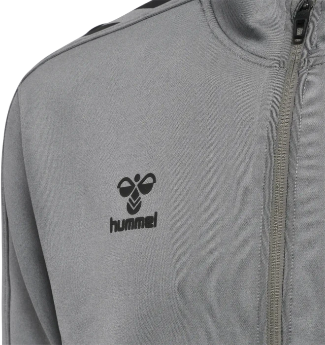hummel Core XK Poly Zip Sweat Trainingsjacke grey melange