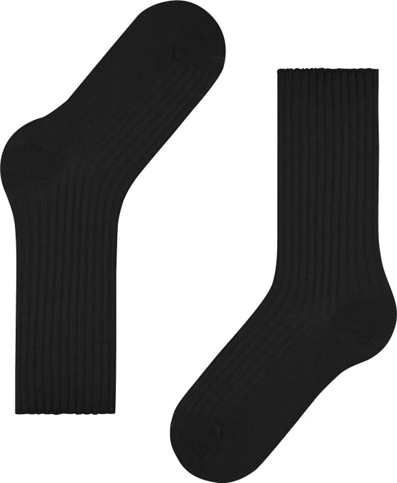 Falke Cosy Wool Boot Socken schwarz (Damen)