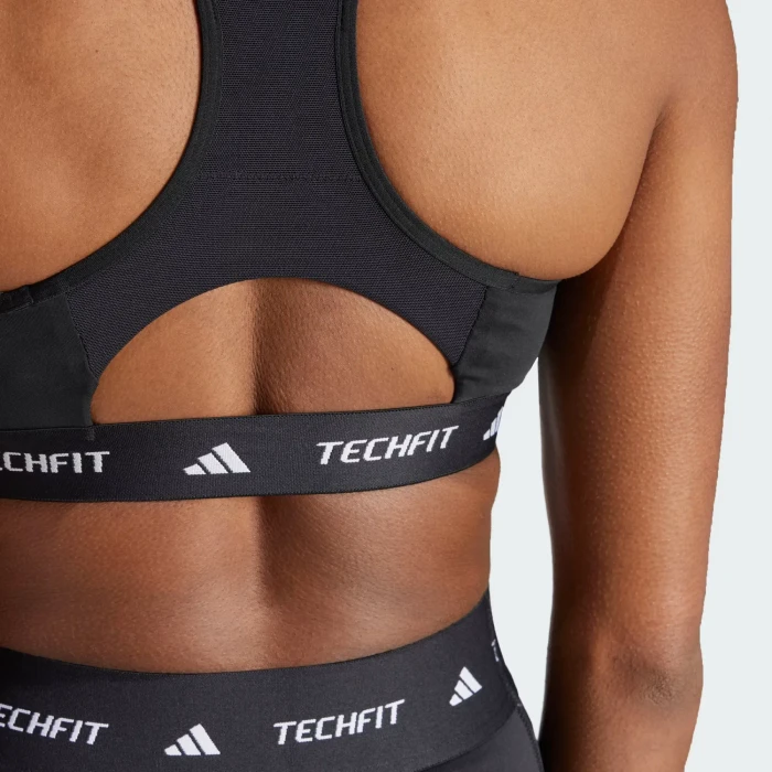 adidas Techfit Sport-BH schwarz (Damen)