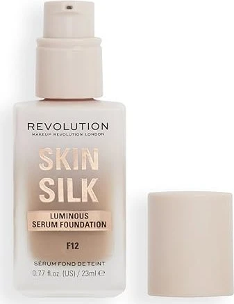 Revolution Beauty Skin Silk Radiant Satin Serum Foundation F12, 23ml