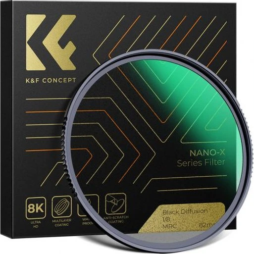 K&F Concept Nano-X Magnetischer Black Mist 1/8 Filter 77mm Set