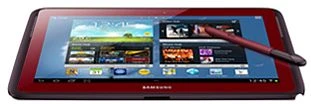 Samsung Galaxy Note 10.1 N8000, rot, 16GB, UMTS