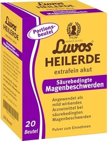 Luvos Heilerde extrafein akut Säurebedingte Magenbeschwerden Pulver Beutel, 20 Stück