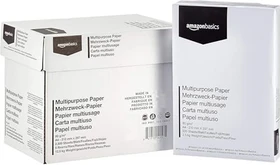 AmazonBasics Mehrzweck-Papier FSC Universalpapier weiß, A4, 80g/m², 2500 Blatt