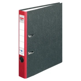 Herlitz maX.file nature Ordner 2-Ring, 50mm, A4, rot