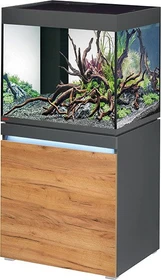 EHEIM incpiria 230 Aquarium-Set mit Unterschrank, graphit/natur, 230l