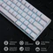 RK Royal Kludge RK61 60% Wireless, weiß, LEDs blau, hot-swap, RK BLUE, USB/Bluetooth, US Vorschaubild