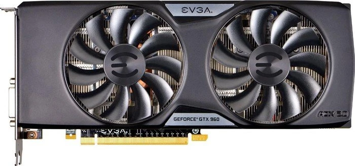 EVGA GeForce GTX 960 FTW ACX 2.0+, 2GB GDDR5, DVI, HDMI, 3x DP