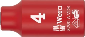 Wera 8790 A VDE Zyklop Außensechskant Steckschlüssel 1/4", 4x41mm