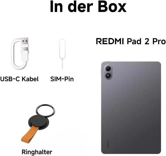 Xiaomi Redmi Pad 2 Pro, Graphite Gray, 6GB RAM, 128GB