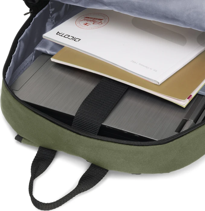 Dicota Base XX B2 15.6" Rucksack, Olive Green
