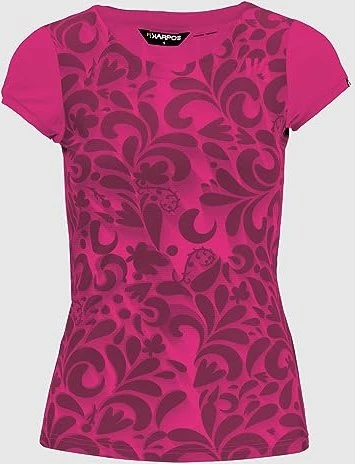 Karpos Loma Print Funktionsshirt kurzarm carbaret/white (Damen)