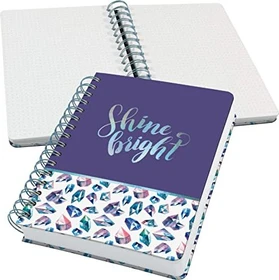 Sigel Jolie Spiral-Notizbuch, A5, punktiert, Hardcover, Motiv Fairy Gems, 120 Blatt