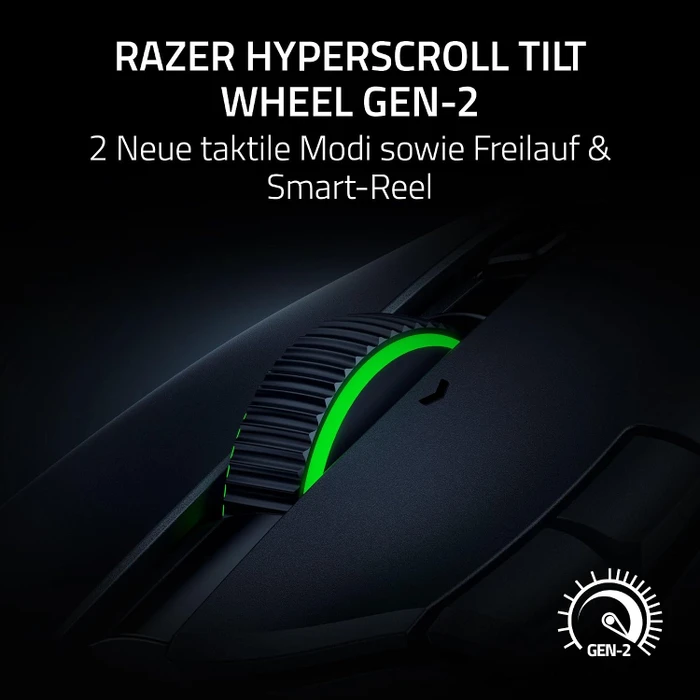 Razer Naga V3 Pro Wireless, schwarz, USB/Bluetooth