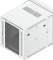 Ubiquiti 12U Rack Cabinet, 19" Wandgehäuse 12HE, Glastür, weiß, 720mm tief Vorschaubild