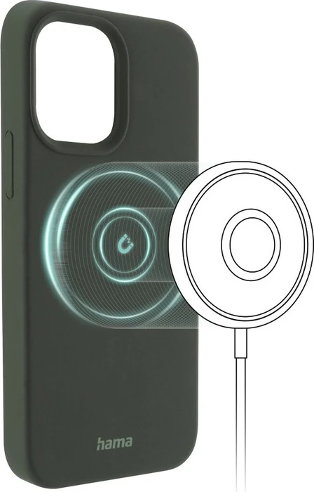 Hama Cover MagCase Finest Feel Pro für Apple iPhone 13 Pro grün